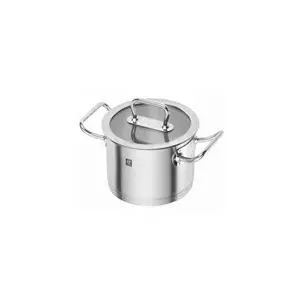 Tall pot ZWILLING Pro 2 l, model 65123-160 with lid — stainless steel cooking pot