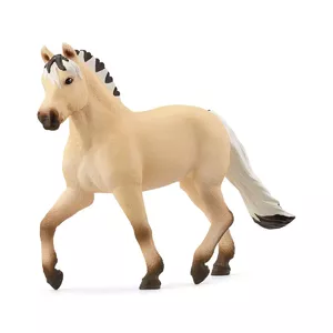 Toy Figure Schleich Norwegian Fjord Horse Mare 13980 Brown White Yellow