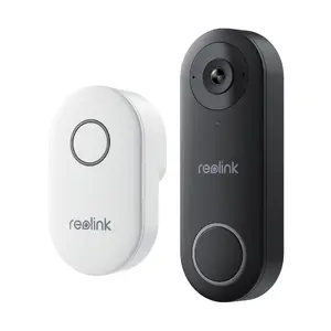 Reolink D340W 5MP Video Doorbell with Chime 2.4/5 GHz Wi-Fi Person Detection Two-Way Audio
