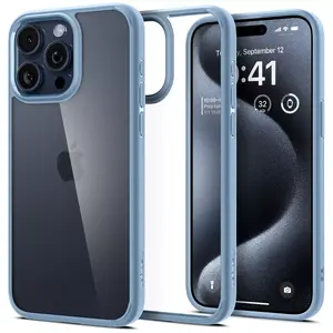 Чехол-крышка Spigen для iPhone 15 Pro Max, совместим с 6,7" (17 см), поликарбонат+TPU, синий