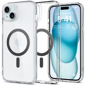 Phone cover Spigen ACS06663 for Apple iPhone 15 Plus, 6.7" (17 cm), carbon, PC+TPU