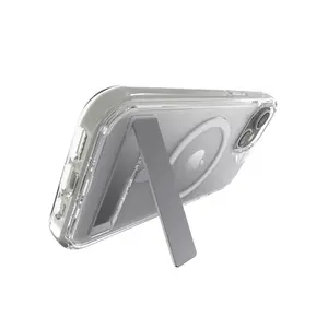 Прозрачный защитный чехол Snap-on ZAGG Crystal Palace для Apple iPhone 15 / iPhone 14 / iPhone 13, для 6.1" экрана, с подставкой