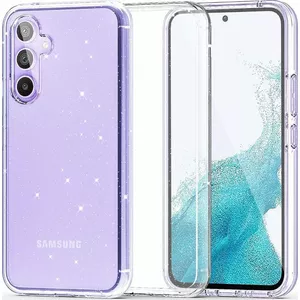 Phone case Tech-Protect Flexair Hybrid for Samsung Galaxy S23 FE — glitter finish, hybrid protection