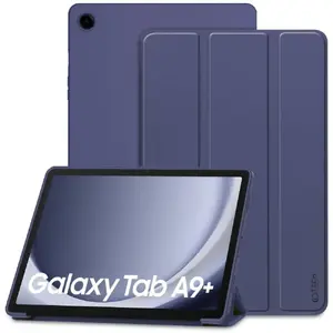 Tablet protective case Tech‑Protect Smart Case for Galaxy Tab A9 Plus — Navy Blue