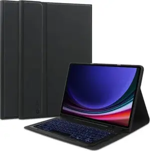 Protective SC Pen and Keyboard case for Samsung Galaxy Tab S9 / S9 FE / S10 FE / S10 Lite — Tech‑Protect, black