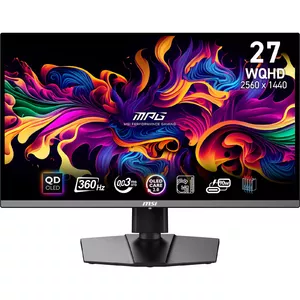 MSI MPG 271QRX QD-OLED monitori 67,3 cm (26.5") 2560 x 1440 pikseļi Wide Quad HD QDOLED Melns