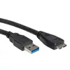 USB 3.0 Kabeļi ROLINE 0.8m Photo 2