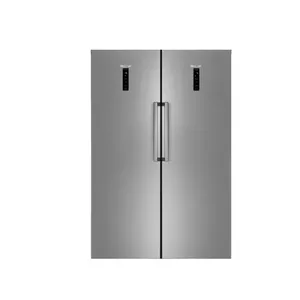 Freezer upright BRANDT BFU862YNX — freestanding 274 L, No Frost, LED electronic thermostat, grey