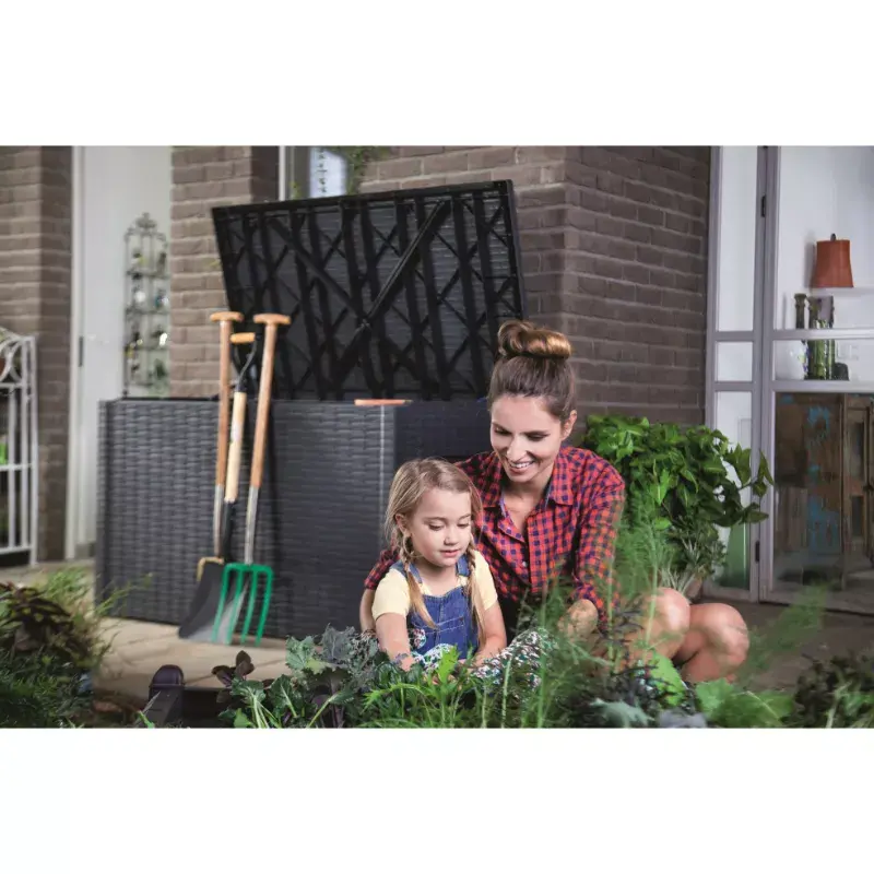 Keter Java Box Rattan 870 л — наружный ящик Photo 4