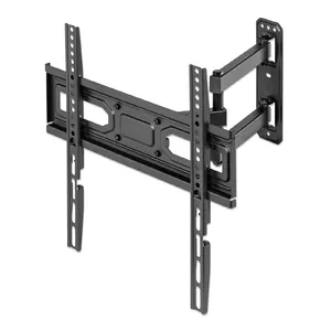 Manhattan TV & Monitor Mount Wall Full Motion 32-55" Black VESA 100x100 to 400x400mm Max 35kg