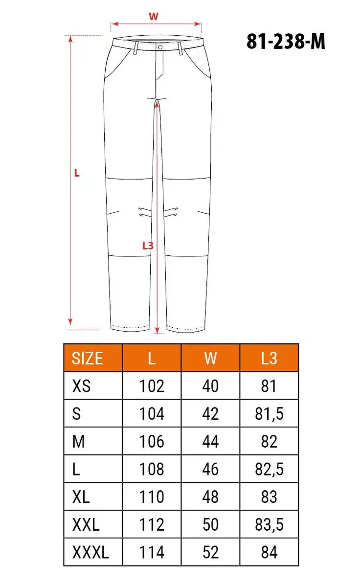 Защитные брюки NEO tools 81-238-M Photo 2