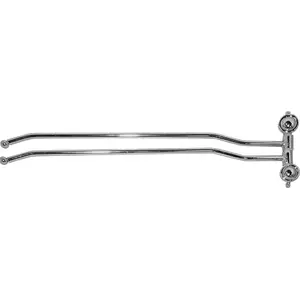 Axentia Atlantik 7453020 Wall-Mounted Towel Holder Stainless Steel