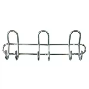 Pakaramais hromēts ar 6 āķiem, 39cm
