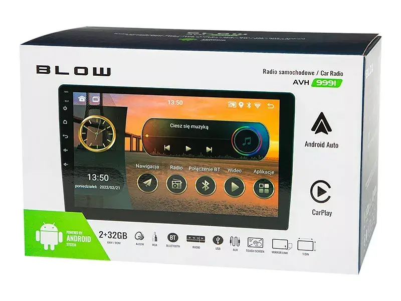 BLOW AVH-9991 1DIN Car Media Player Photo 5
