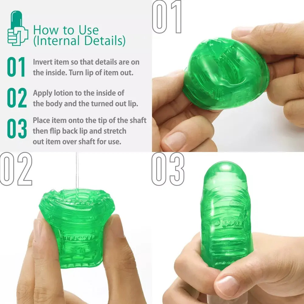 Мастурбатор TENGA UNI Topaz Silicone Transparent Photo 3