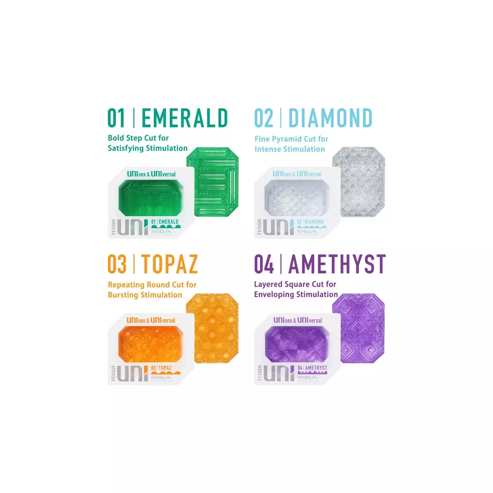 Masturbators TENGA Uni Amethysts Photo 5