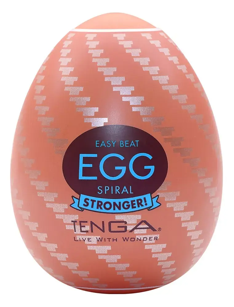 Мастурбатор TENGA Silicone White Egg Spiral Stronger Photo 2