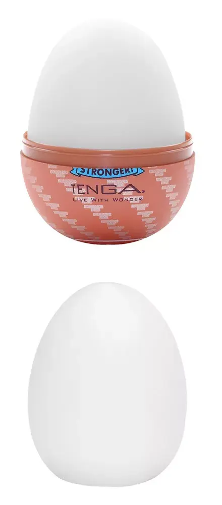 Мастурбатор TENGA Silicone White Egg Spiral Stronger Photo 3