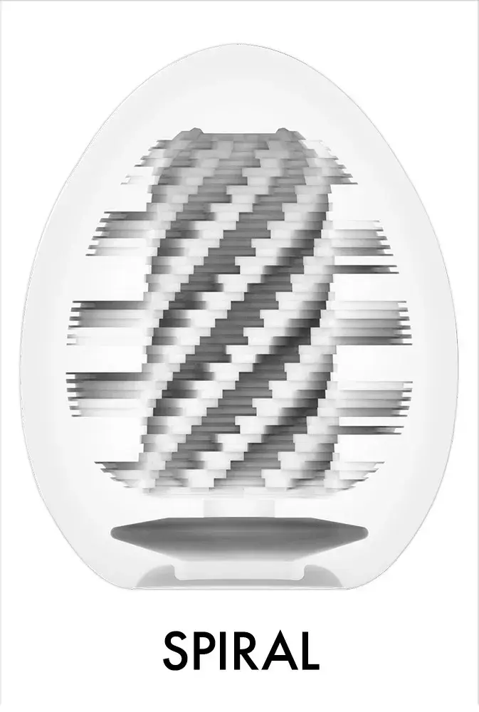 Мастурбатор TENGA Silicone White Egg Spiral Stronger Photo 5