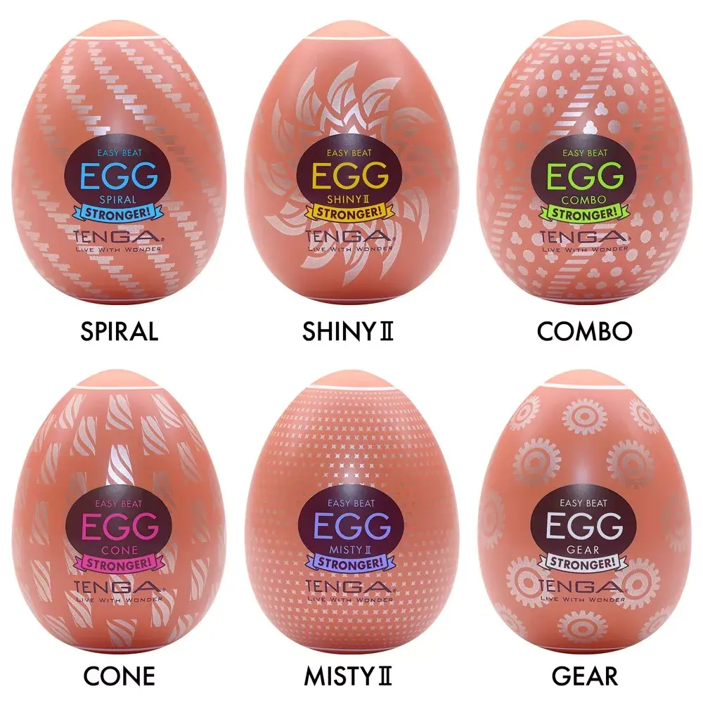 TENGA Silicone White яичные мастурбаторы 6 шт. Photo 3