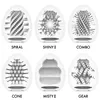 TENGA Silicone White яичные мастурбаторы 6 шт. Photo 4