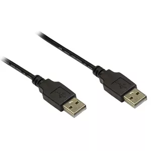 USB Cable Alcasa 1m USB2.0 A USB A Black