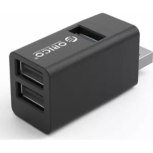 USB-хаб ORICO MINI-U32-BK-BP — 3 порта USB 3.0, чёрный