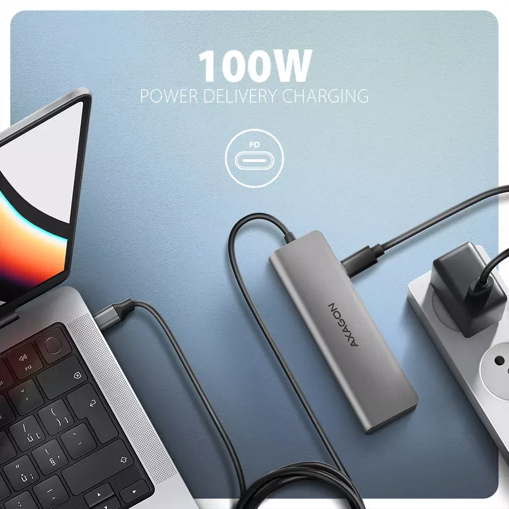USB-C хаб Axagon HMC-5H Photo 4