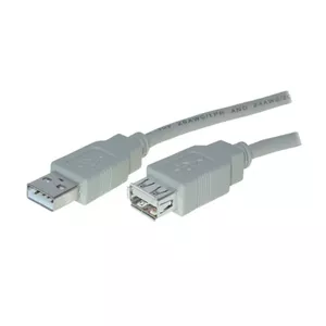 S-Conn USB 2.0 3m USB kabelis USB A Pelēks