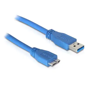 USB кабель DeLOCK 83502 USB 3.2 Gen 1 5м USB A Micro-USB B Синий