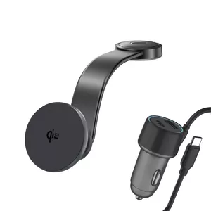 Auto lādētājs 4smarts Qi2 Universal Grey