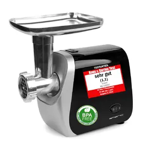 Mincer Emerio MG-130207 1300 W Black Stainless Steel