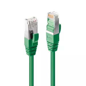 Networking Cable Lindy 47676 RJ-45 Cat6a 0.5m Green