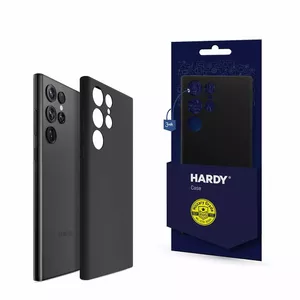 3MK HARDY mobilā telefona apvalks melns Galaxy S24 Ultra izturīgs stilīgs
