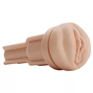 Masturbator sleeve Autoblow A.I. Ultra — silicone vagina insert, black, removable textured liner