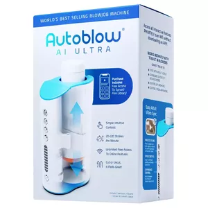 Masturbator Autoblow AI Ultra — mains-powered silicone sleeve, 9 blowjob modes + AI mode, adjustable grip 47–53 mm