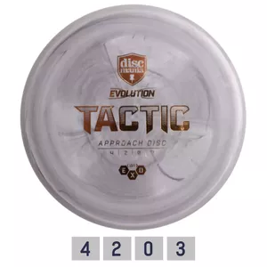 Discgolf DISCMANIA Midrange driver HARD EXO TACTIC Evolution Grey 4/2/0/3