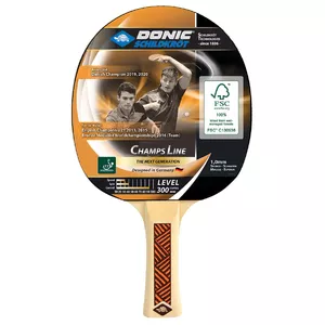Galda tenisa rakete Donic Champs 300 (modelis 270236) — treniņiem un hobija spēlei