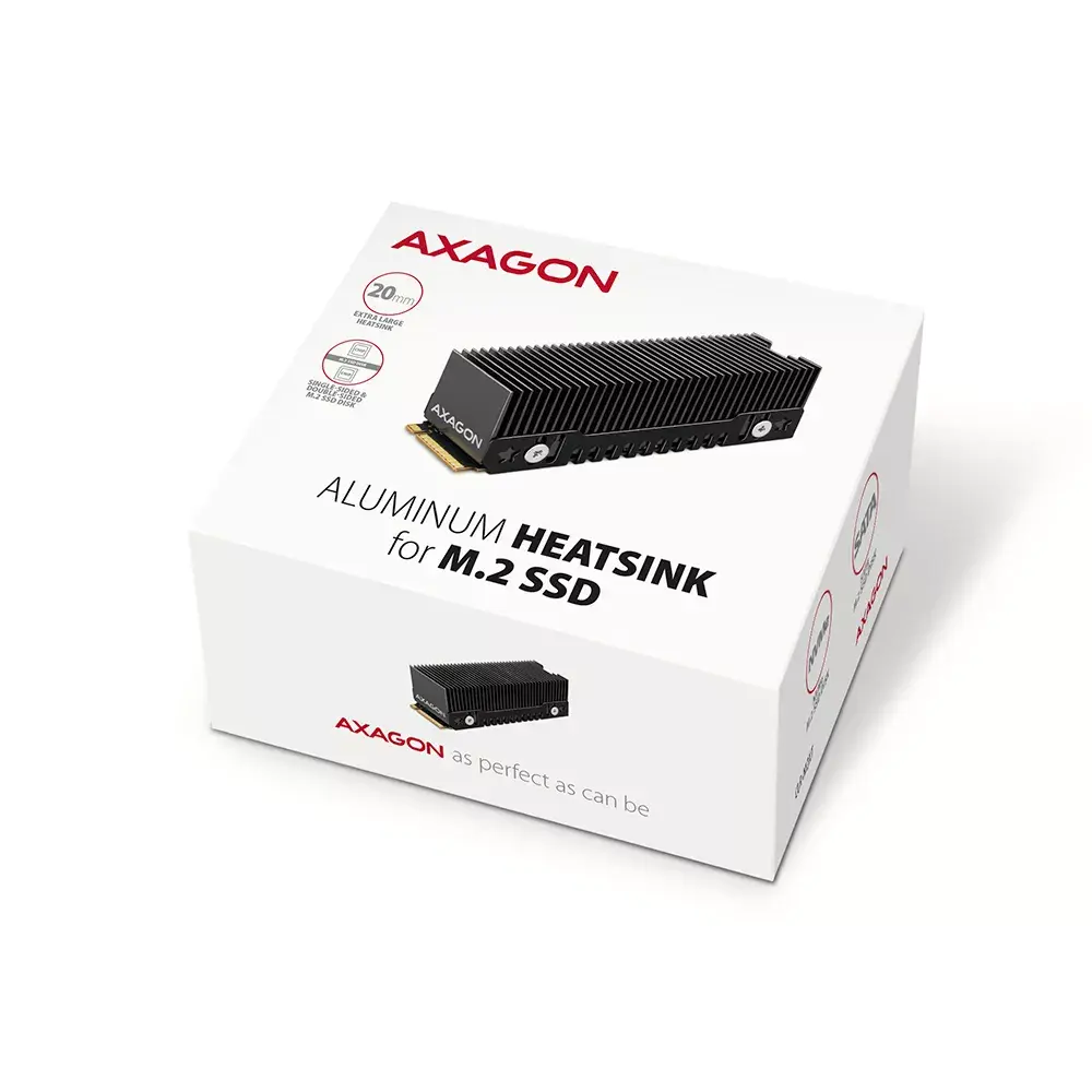 Siltuma izkliedētājs Axagon CLR-M2XT M.2 SSD Photo 6