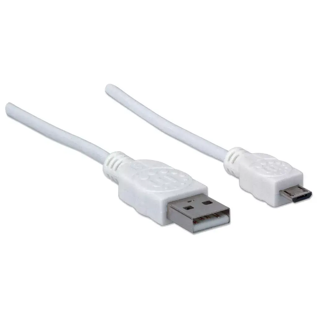 USB-A к Micro-USB кабель Manhattan USBPAUB1MW Photo 2