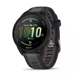Смарт‑часы GARMIN Forerunner 165 — корпус 43 мм из полимера, AMOLED 1.2", GPS/GLONASS/Galileo, пульс, SpO2, 5 ATM