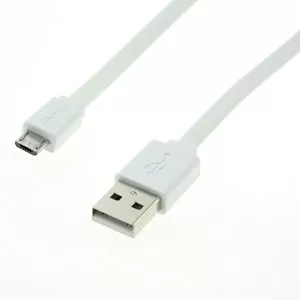 USB 2.0 Cable ROLINE A - Micro B M/M white 1m