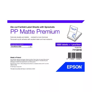 Self-adhesive printer label Epson 7113416 White 20.3x15.2 cm 1000 pcs