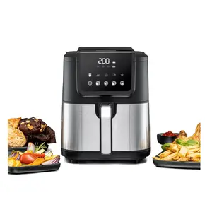 Аэрогриль Rommelsbacher FRH 1500 — 5 л, 1500 Вт, нержавеющая сталь/чёрный