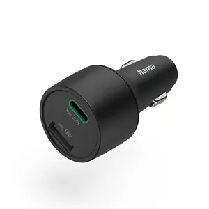 Автомобильное зарядное устройство Hama USB/USB-C 32W, черный