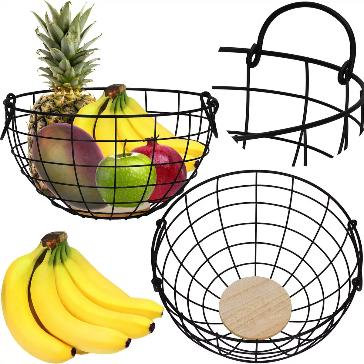 Metal fruit basket Springos KI0147 Photo 4