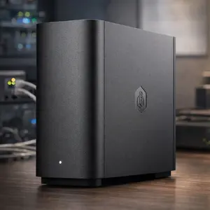 NAS ierīce SYNOLOGY BeeStation BST150-4T — Realtek RTD1619B 1,7 GHz, 1 GB DDR4, 1× iepriekš uzstādīts 4TB disks, Ethernet, melns
