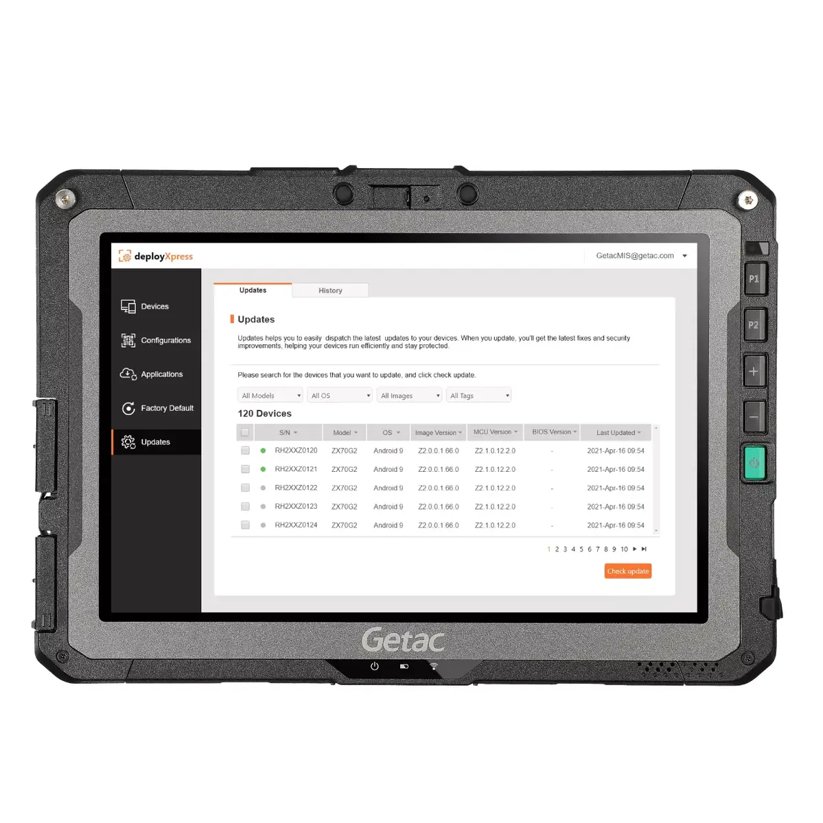 Планшет Getac ZX10 10.1 дюйма Qualcomm Snapdragon 660 Photo 8