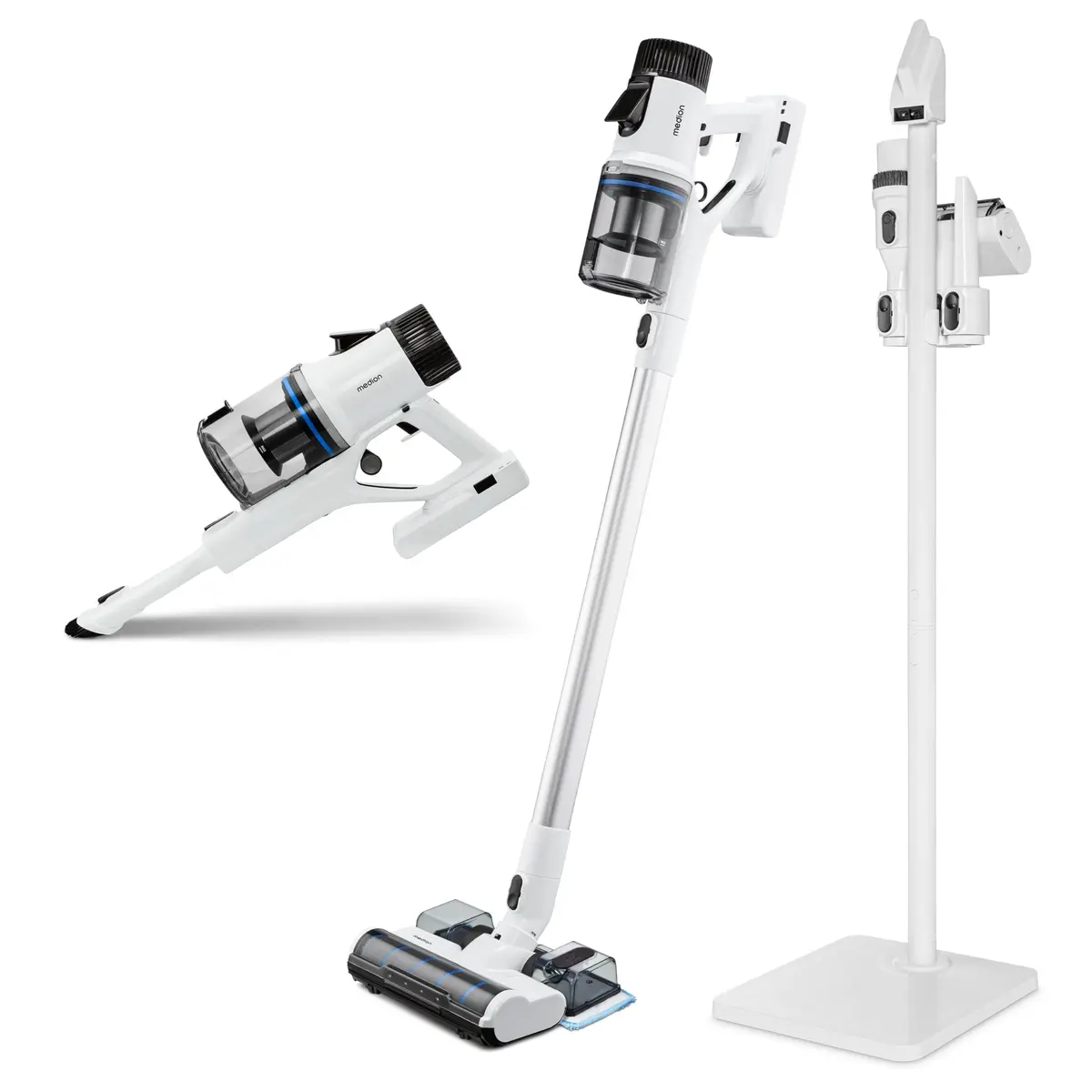 MEDION P400 2-in-1 Vertikālais putekļusūcējs Sausā