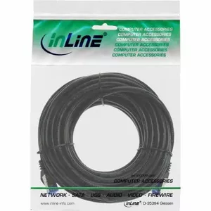Сетевой кабель InLine броня U/FTP Cat.6A RJ-45 30м черный